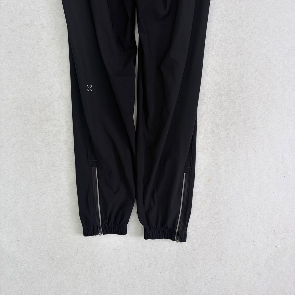 Lululemon Surge Jogger Mens Medium Black Zippered Cuff Running Gym Training Pant - Picture 4 of 8